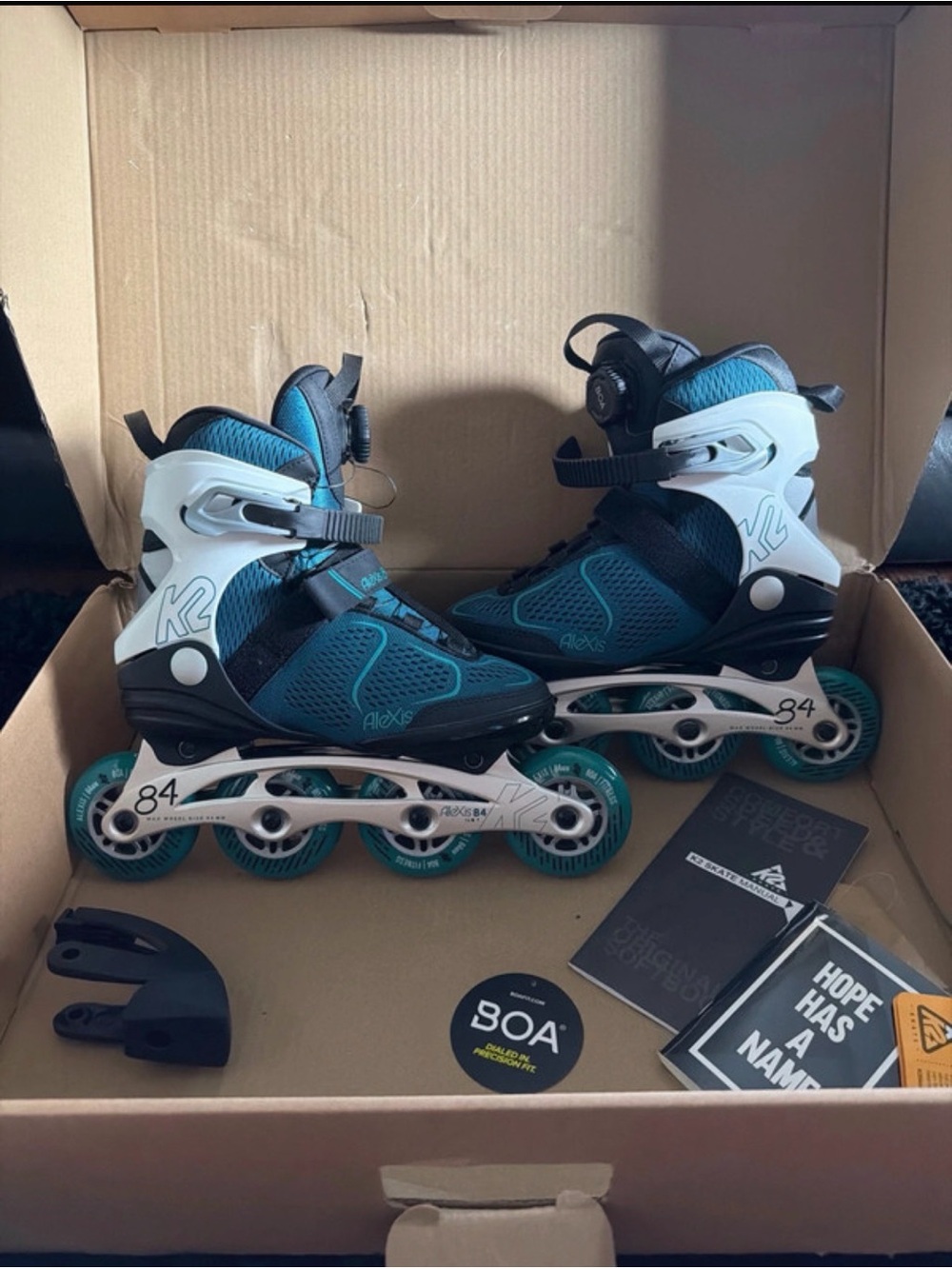 K2 Alexis 84 BOA Inline Skate/Rollerblades, Women's 7